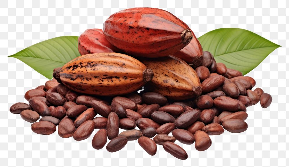 PNG  Plant cocoa food nut. AI generated Image by rawpixel.