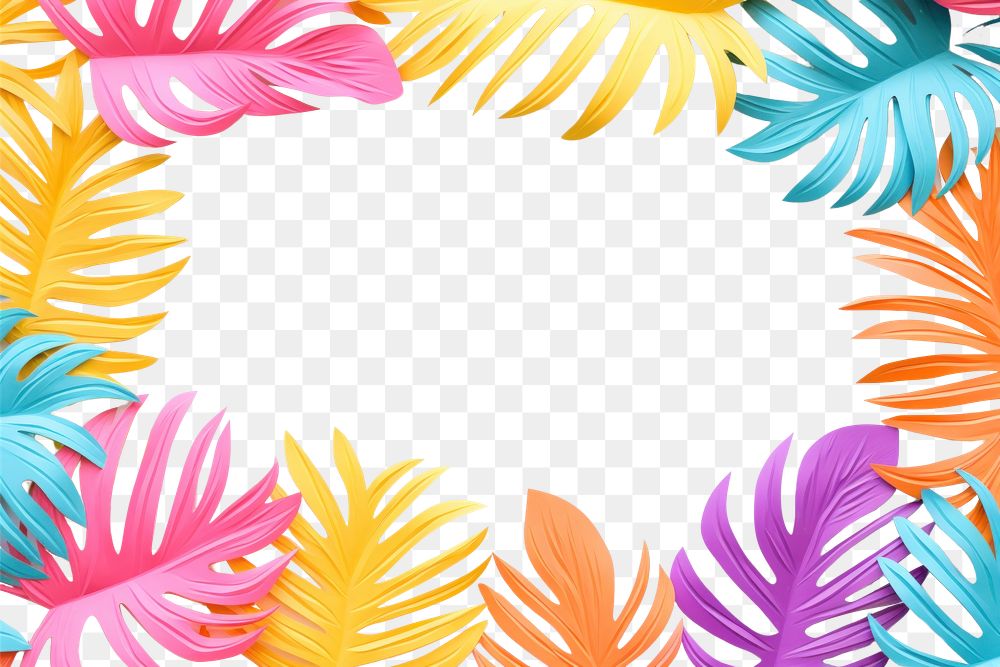 PNG  Palm leaves backgrounds pattern plant. AI generated Image by rawpixel.