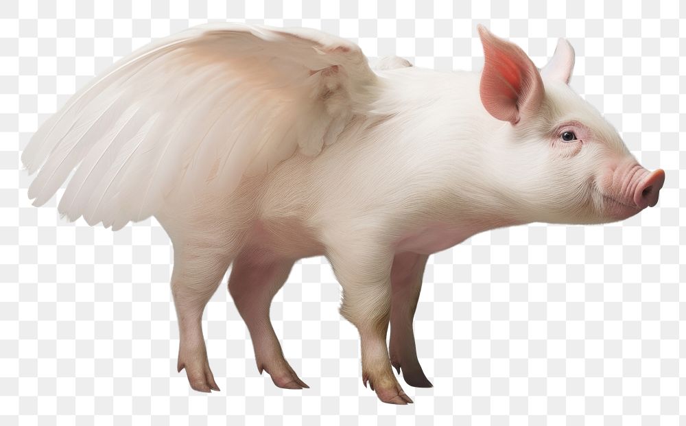 PNG Pig wildlife animal mammal. AI generated Image by rawpixel.