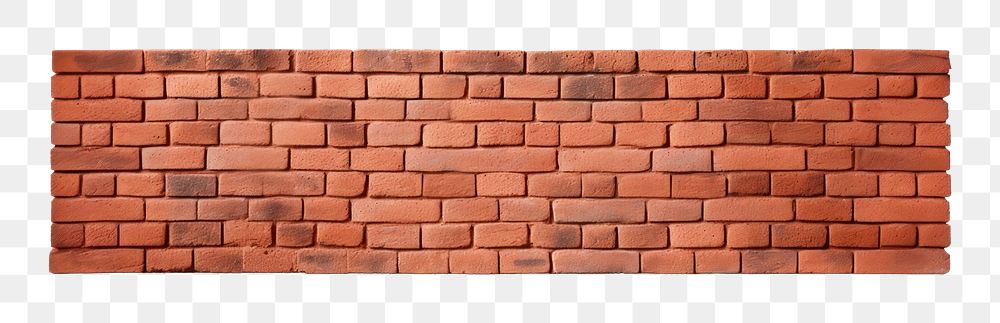 PNG  Brick wall architecture white background bricklayer. AI generated Image by rawpixel.