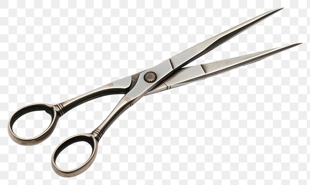 PNG  Open scissors white background equipment weaponry. AI generated Image by rawpixel.