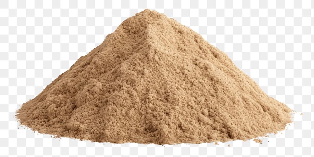 PNG  Powder sand soil white background. AI generated Image by rawpixel.