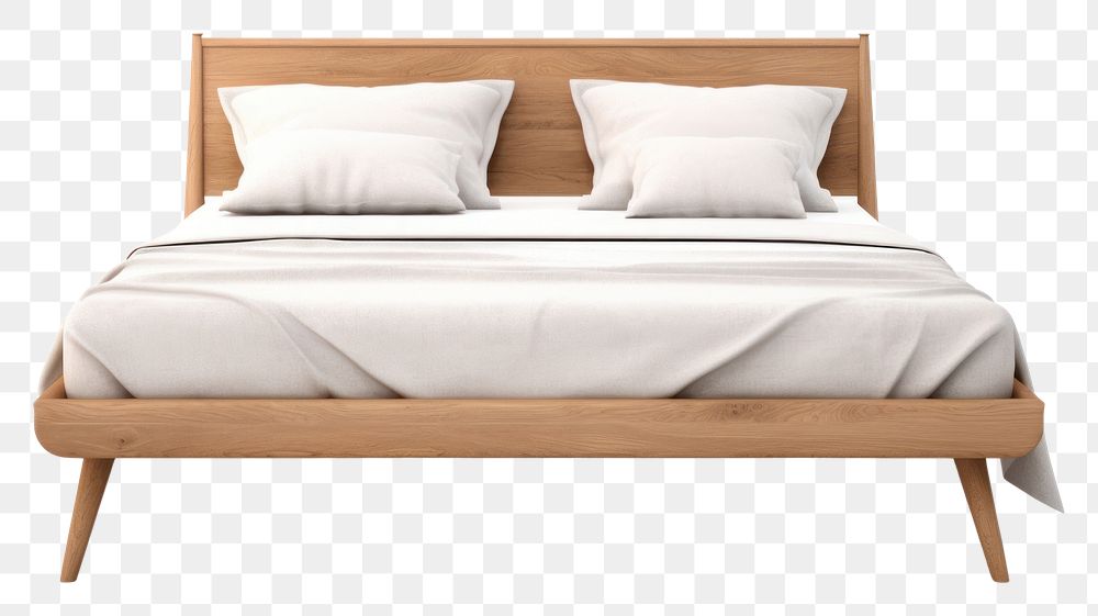 PNG  Minimalist bed furniture bedroom . 