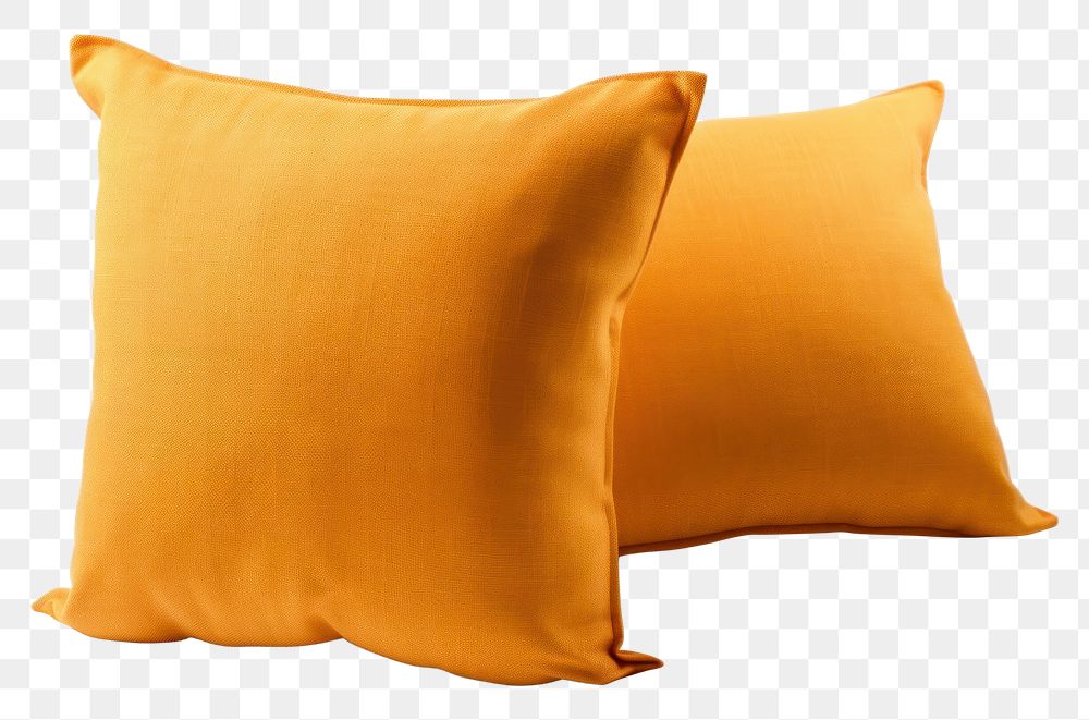 PNG  Two cushion pillows  simplicity relaxation. AI generated Image by rawpixel.