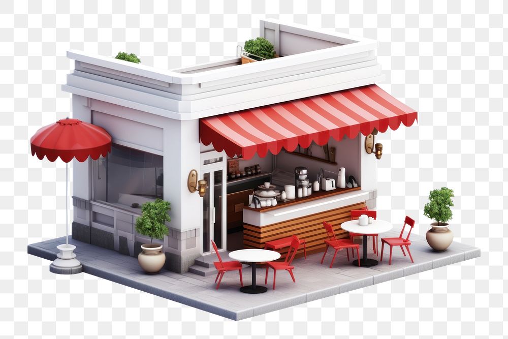 PNG  Cafe restaurant awning chair. AI generated Image by rawpixel.