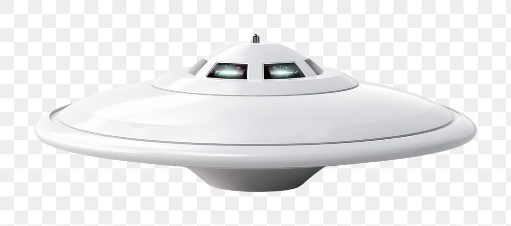 PNG  UFO white background electronics porcelain. AI generated Image by rawpixel.