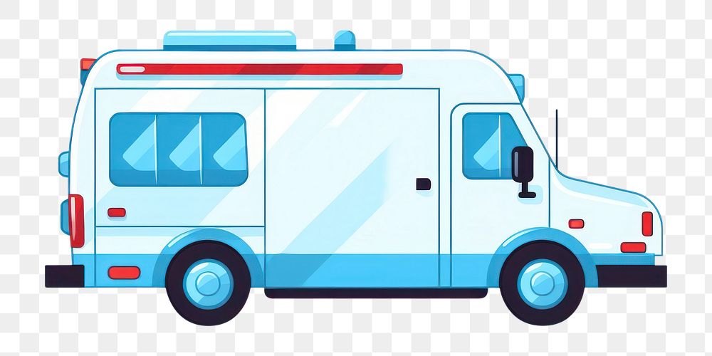 PNG  Ambulance vehicle symbol van. AI generated Image by rawpixel.