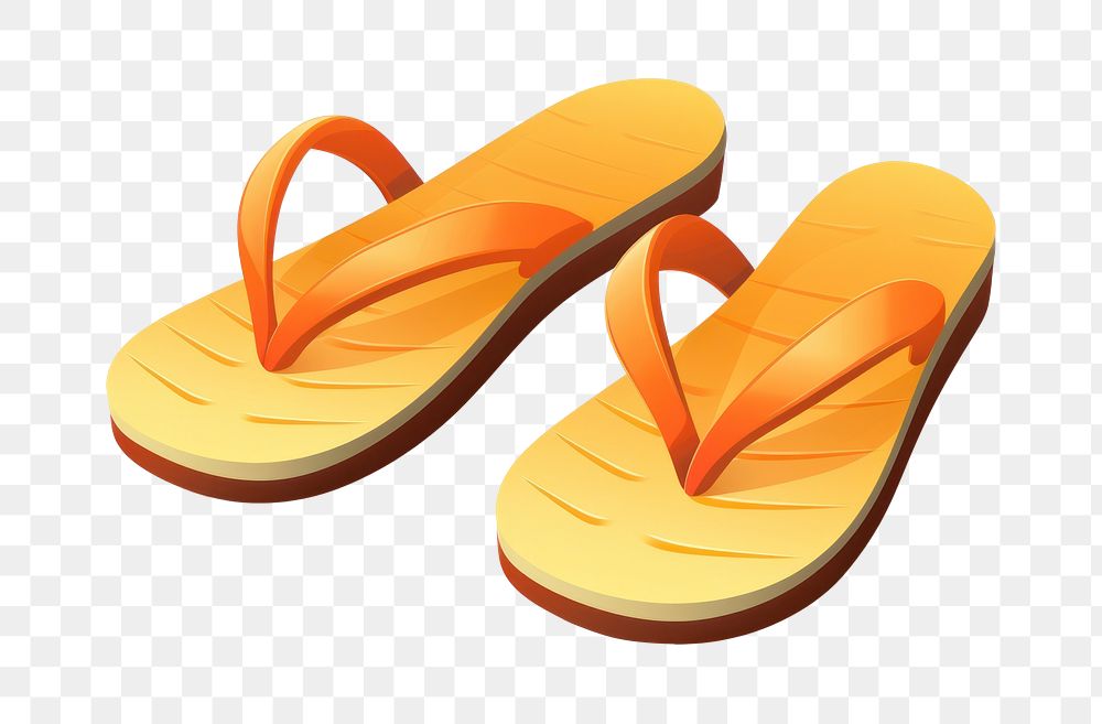 PNG Flip-flops footwear white background relaxation. AI generated Image by rawpixel.