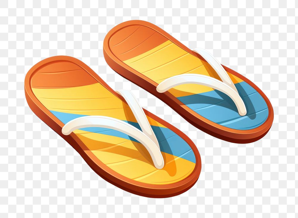 PNG Flip-flops footwear white background furniture. AI generated Image by rawpixel.