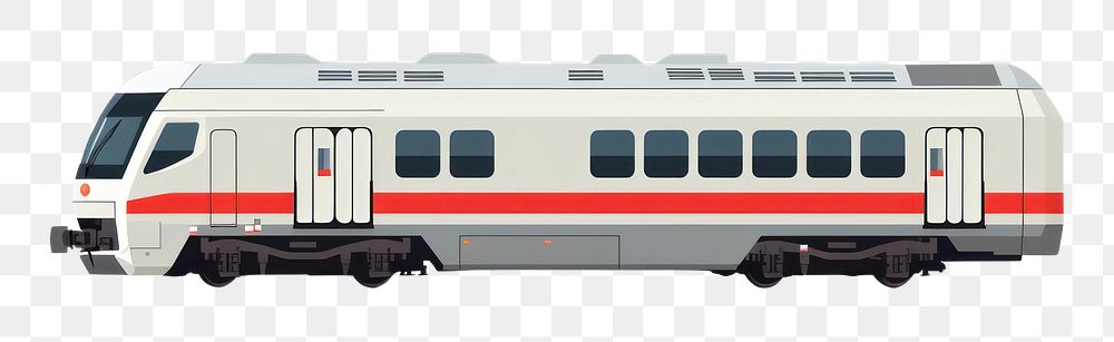 PNG  Train vehicle railway car. AI generated Image by rawpixel.