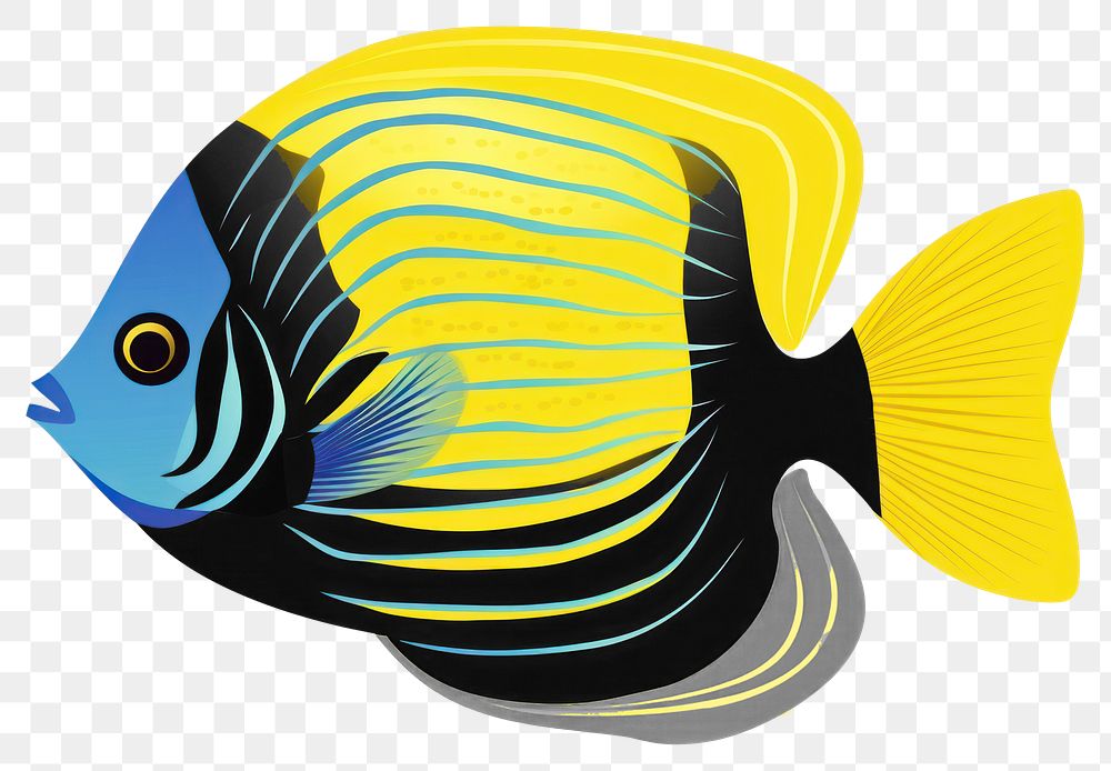 PNG Fish angelfish animal  