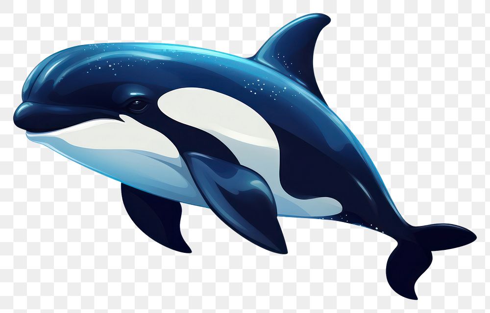 PNG Killer Whale whale dolphin animal. AI generated Image by rawpixel.