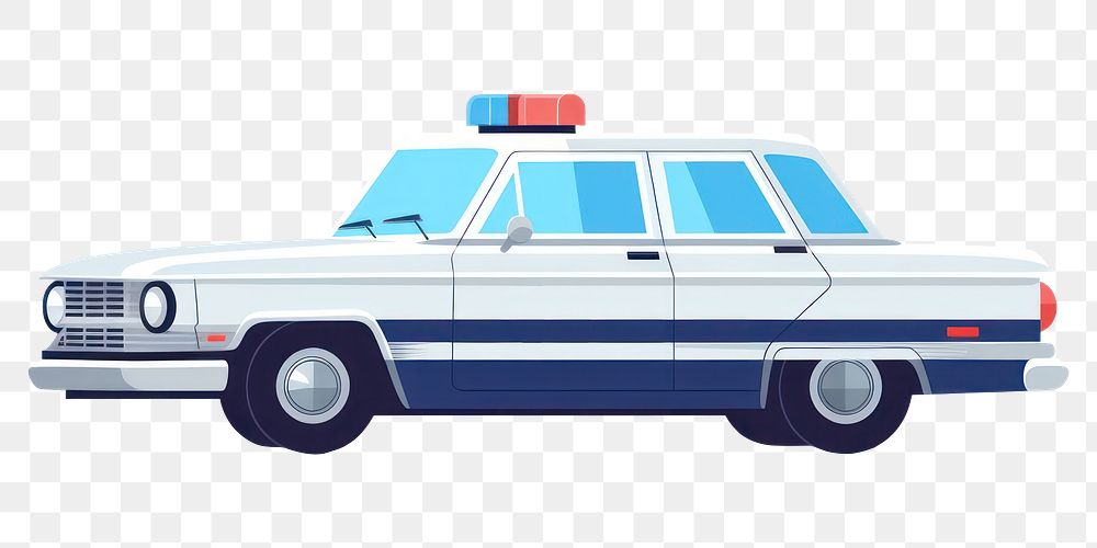 PNG  Police car vehicle white background transportation. AI generated Image by rawpixel.