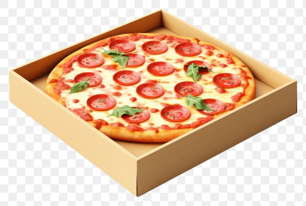 PNG Pizza food box  