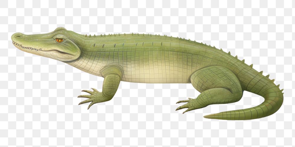 PNG Crocodile reptile animal lizard. AI generated Image by rawpixel.