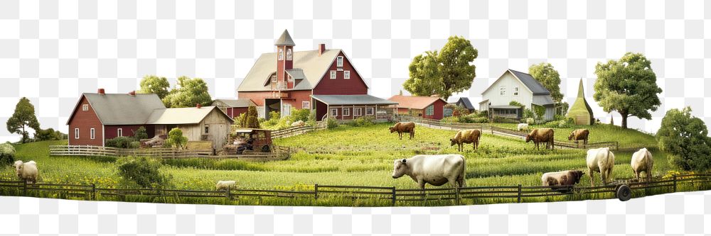 PNG Farm Agriculture farm agriculture livestock. AI generated Image by rawpixel.