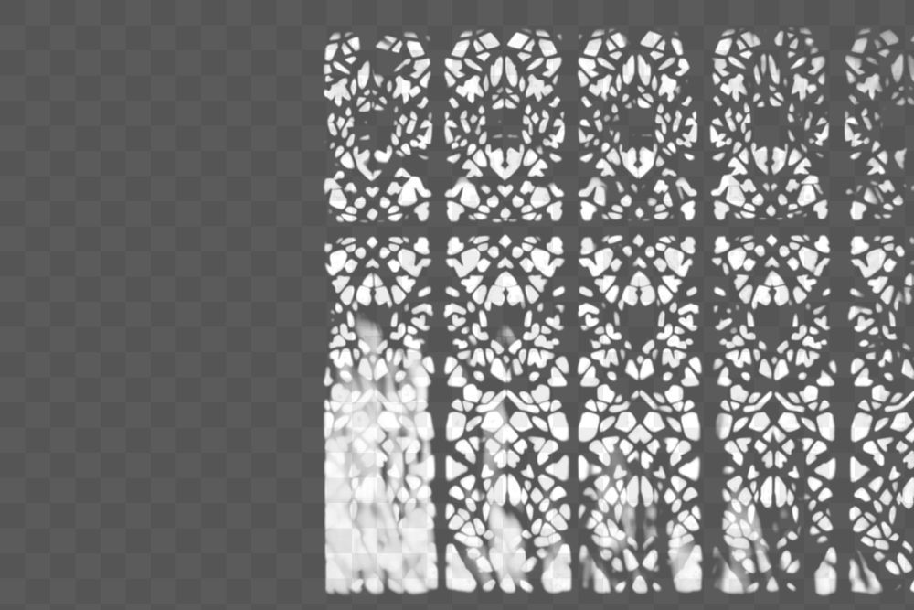 PNG Window pattern shadow effect, transparent background