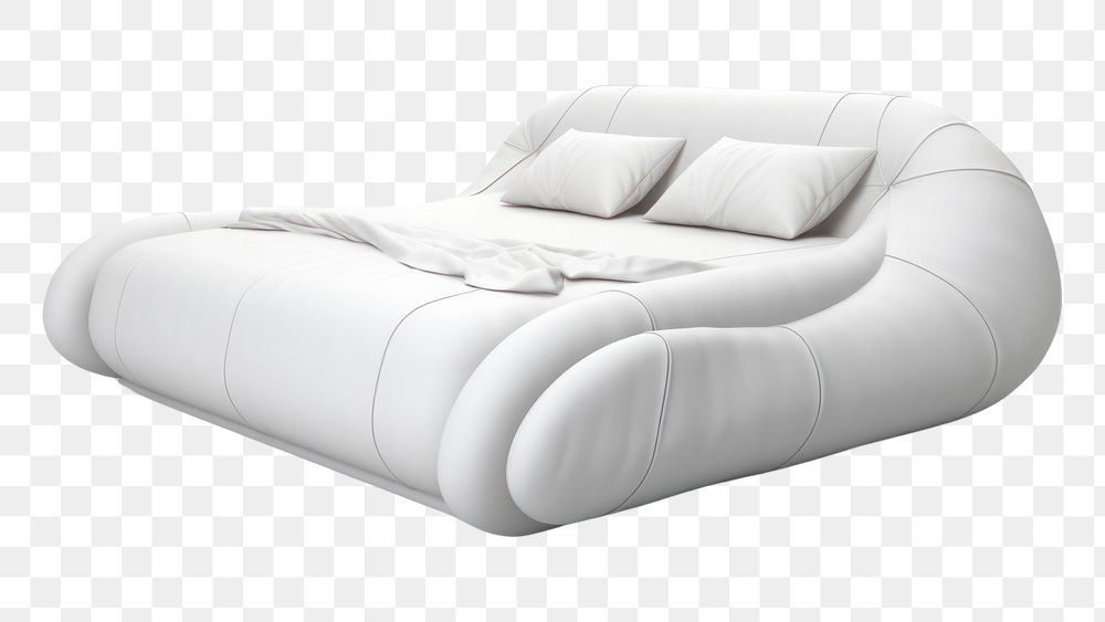 PNG Double bed furniture cushion pillow. 