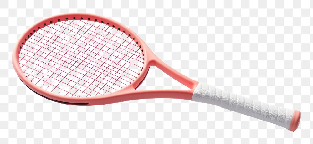 PNG Tennis plastic racket sports white background string. AI generated Image by rawpixel.