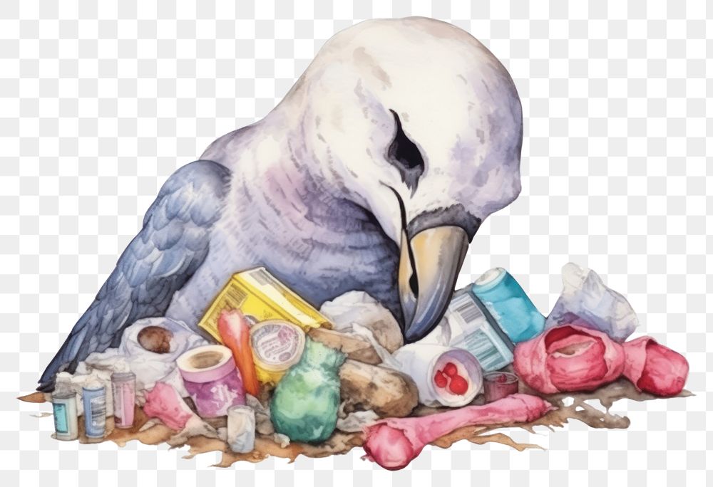PNG Animal bird art tin. AI generated Image by rawpixel.