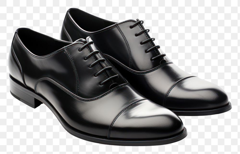 PNG Oxford shoes footwear black white. 