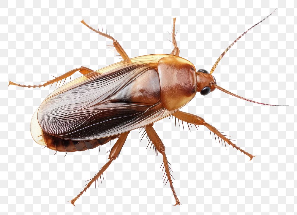 PNG  Cockroach animal insect white background. AI generated Image by rawpixel.