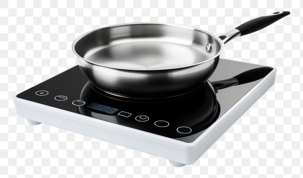 PNG Electric pan kitchen wok white background. AI generated Image by rawpixel.
