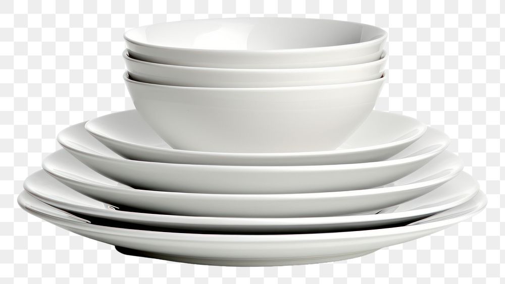 PNG Bowl porcelain plate white
