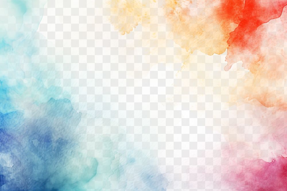 PNG Colorful paint smoke effect, transparent background. .