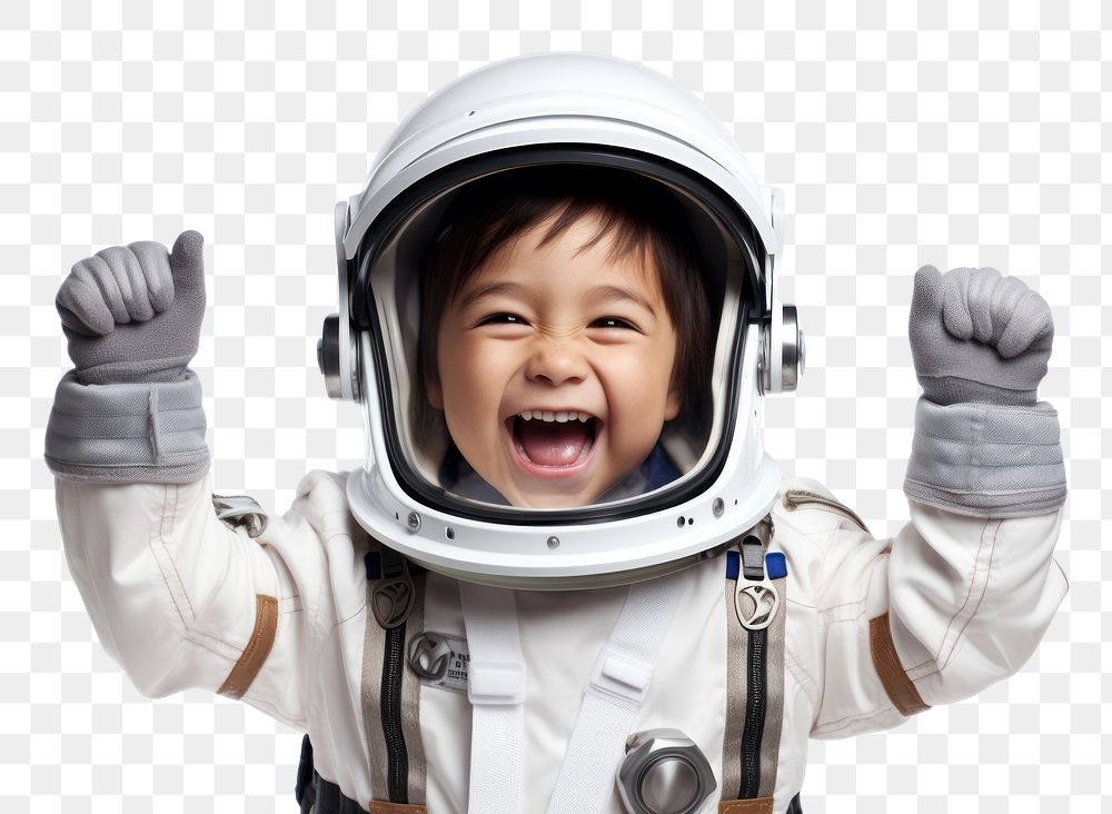 PNG Astronaut happy mexican kid helmet. AI generated Image by rawpixel.