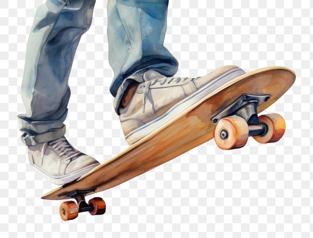 PNG Skateboard adult skateboarding snowboarding. AI generated Image by rawpixel.