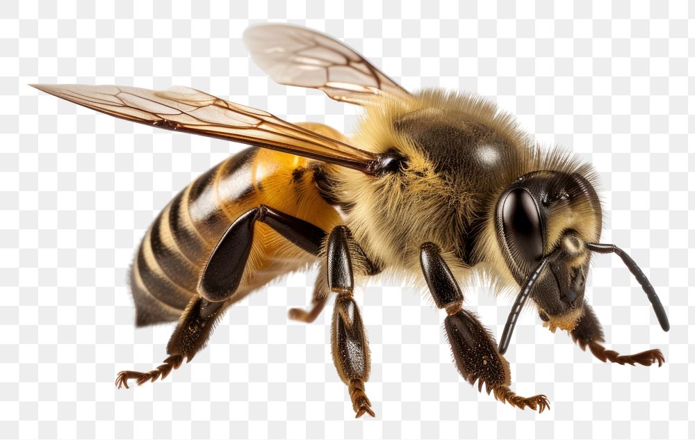 PNG Bee insect animal hornet. AI generated Image by rawpixel.