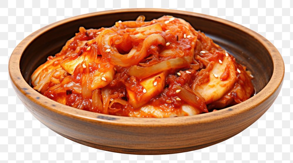 PNG Korean kimchi food meat meal. AI generated Image by rawpixel.