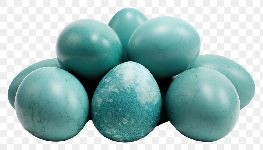 PNG Emu blueish green eggs turquoise food white background. AI generated Image by rawpixel.