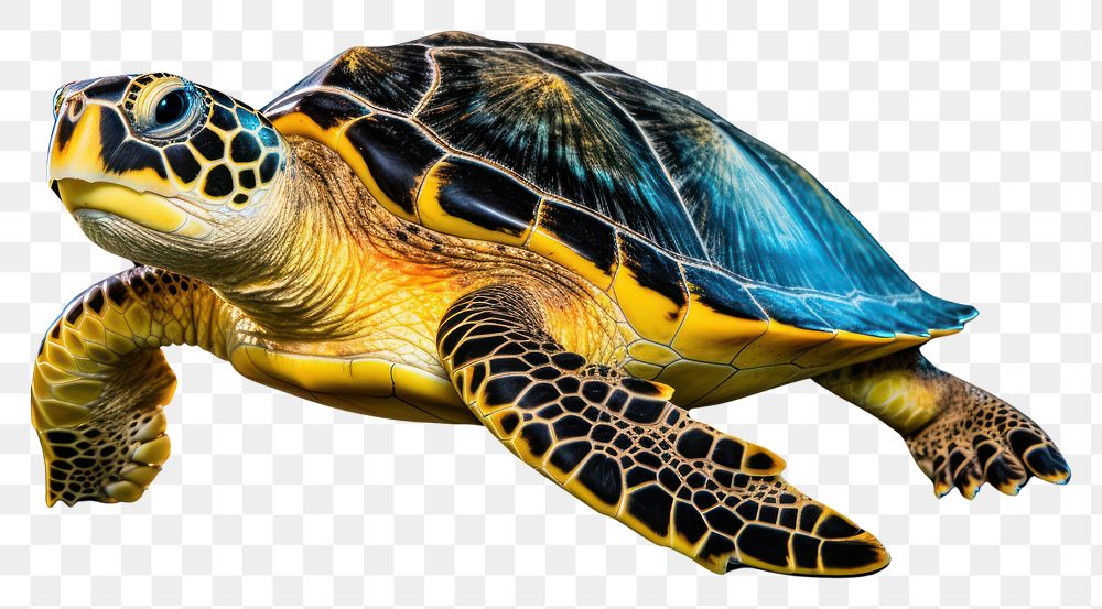 PNG Hawksbill turtle reptile animal sea. AI generated Image by rawpixel.