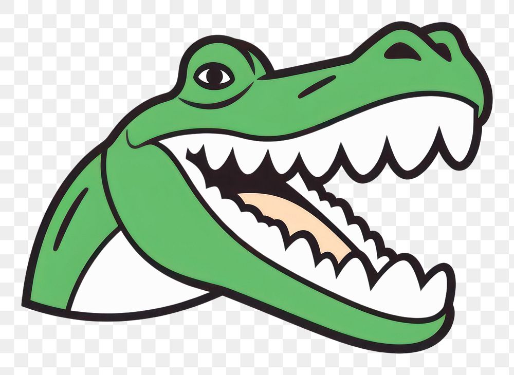 PNG  Crocodile crocodile reptile animal. AI generated Image by rawpixel.