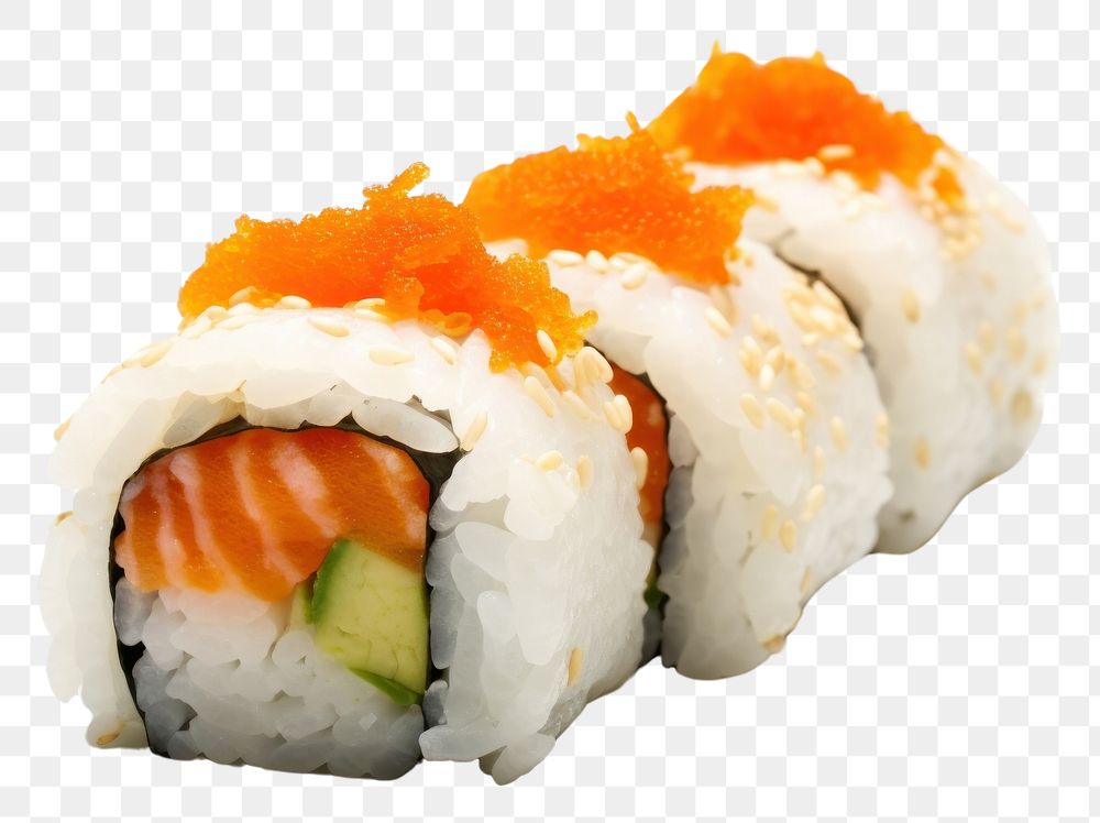 PNG  Sushi rice food dish. AI generated Image by rawpixel.