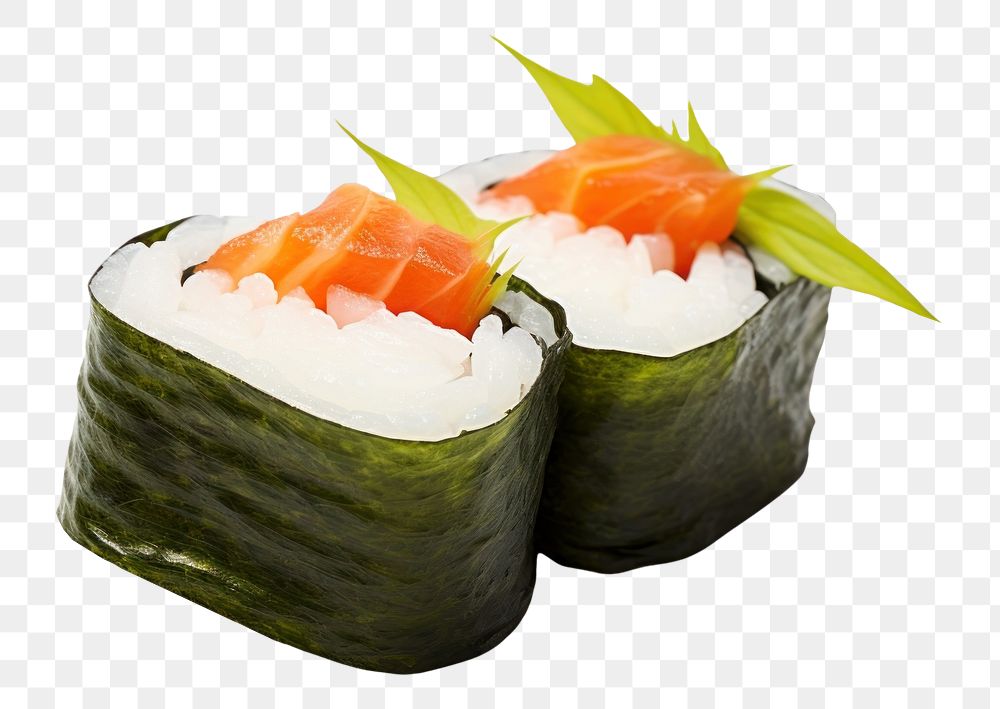 PNG  Sushi food rice dish. AI generated Image by rawpixel.