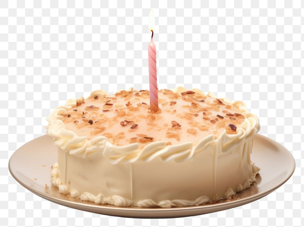 PNG  Cake dessert candle icing. AI generated Image by rawpixel.