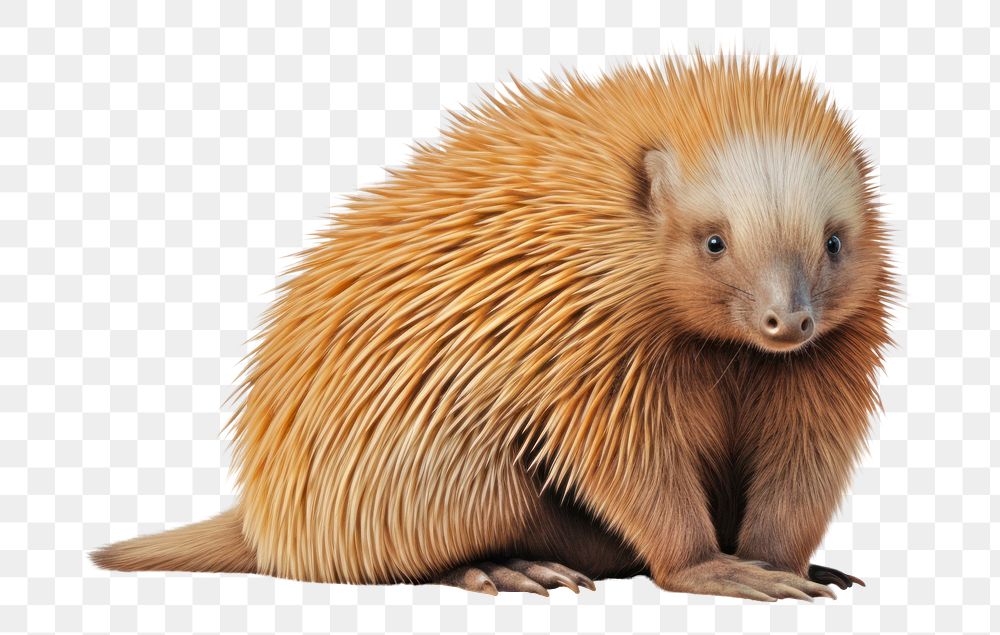 PNG  Echidna hedgehog echidna animal. AI generated Image by rawpixel.