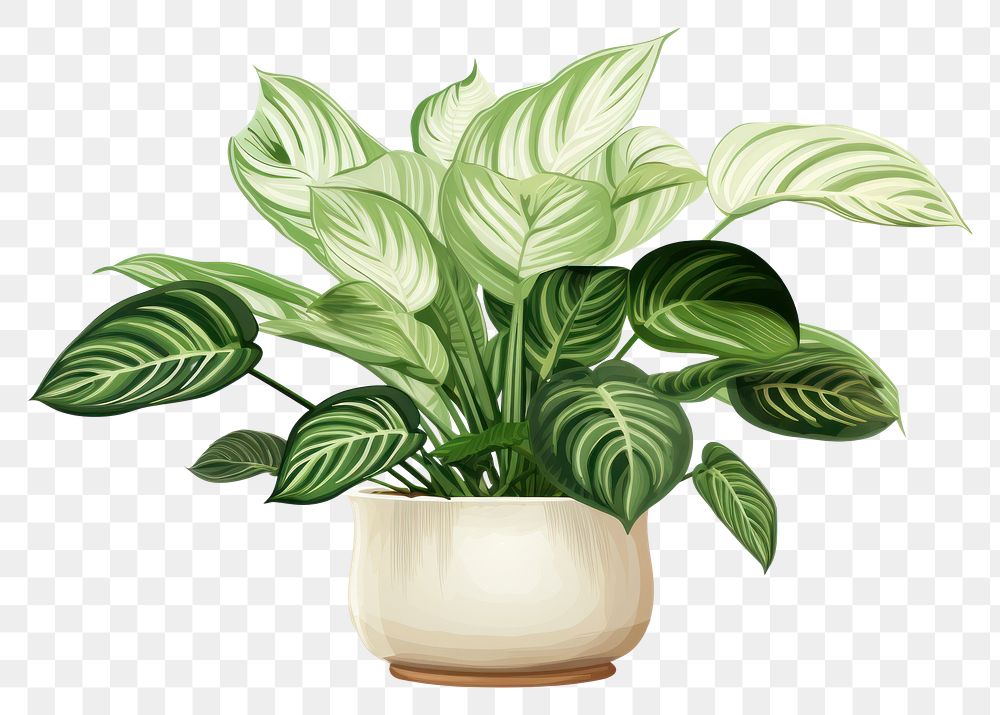 PNG Houseplant vase leaf white background. AI generated Image by rawpixel.