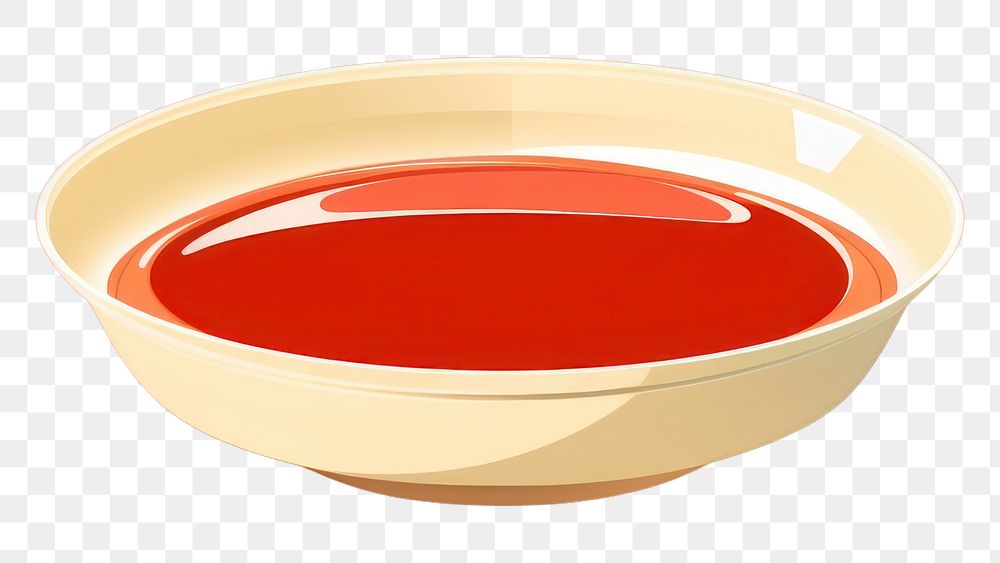 PNG Bowl refreshment crockery ketchup. AI generated Image by rawpixel.