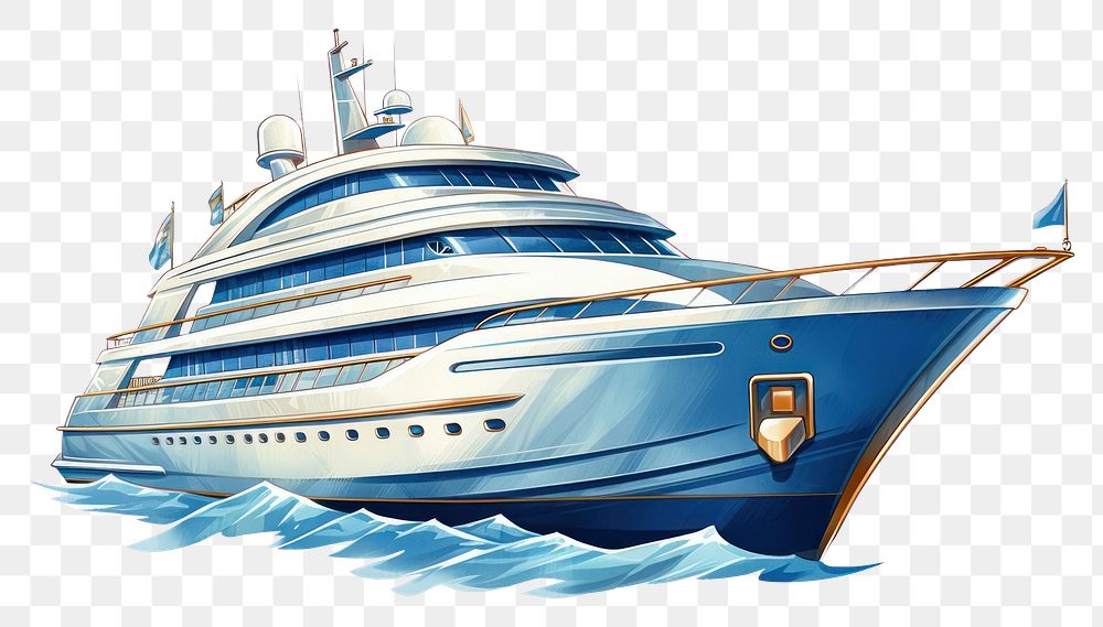 PNG Yatch vehicle yacht boat. AI generated Image by rawpixel.