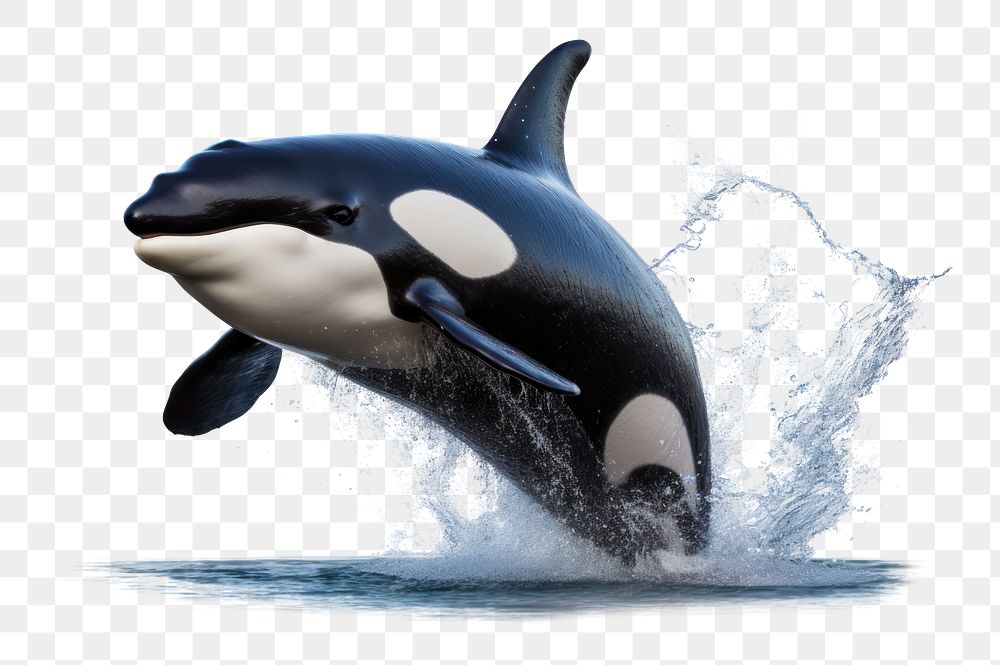 PNG Orca animal mammal. AI generated Image by rawpixel.