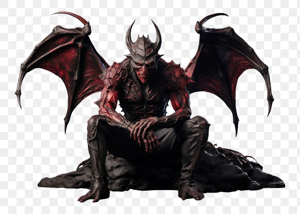 Premium Vector  Devil wings cartoon red monster costume element