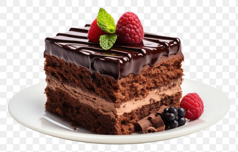 PNG Chocolate cake raspberry dessert fruit. 