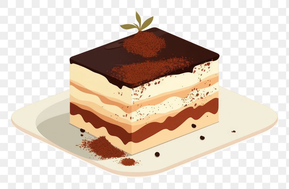 PNG Dessert food cake semifreddo. AI generated Image by rawpixel.