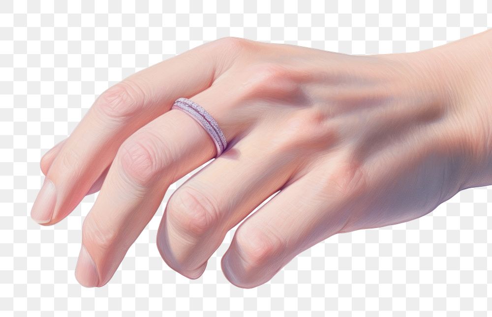 PNG Hand holding ring jewelry finger skin. AI generated Image by rawpixel.