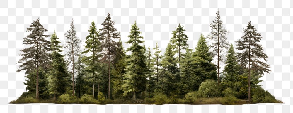 PNG North american forest outdoors woodland nature. AI generated Image by rawpixel.