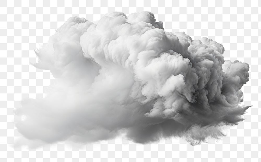 PNG Grey wide cloud nature smoke white. 